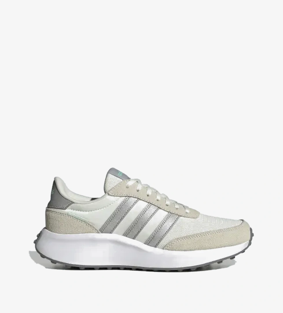 Adidas White Tint Silver Metallic Grey Two Adidas Run