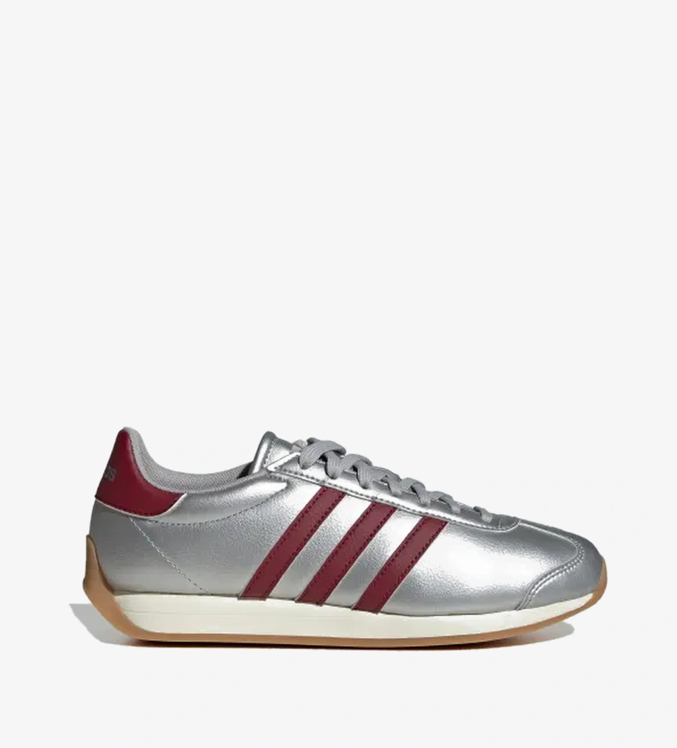 Adidas Silver Metallic Shadow Red Off White Adidas Runvista