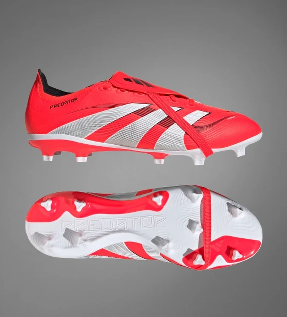 Adidas Adidas Lucid Red Cloud White Core Black Predator League Fold-Over Tongue Krampon Adidas'ta! Lucid Red Cloud White Core Black - 1. görsel