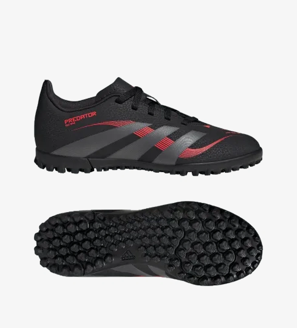 Adidas Adidas Core Black Grey Four Lucid Red Predator Club Kids Halı Saha Kramponu Adidas'ta! Core Black Grey Four Lucid Red - 1. görsel