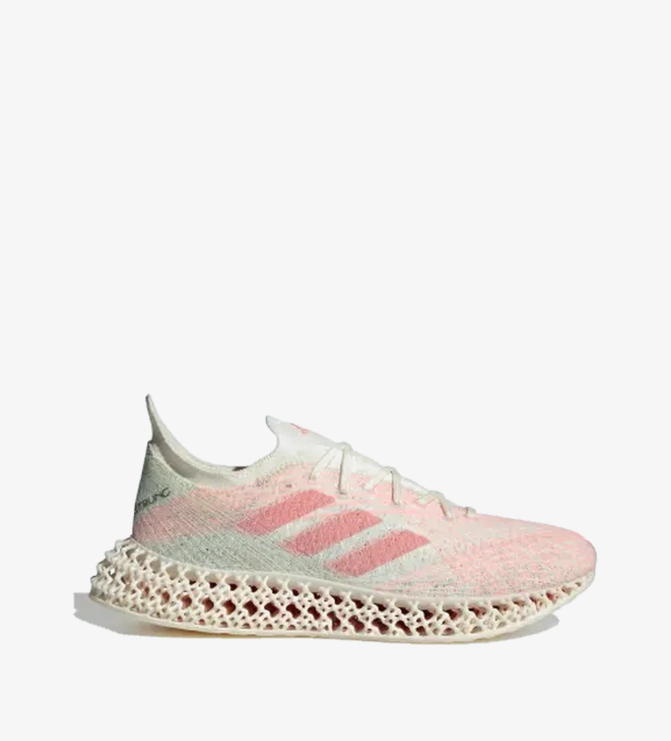 Off White Pink Spark Linen Green