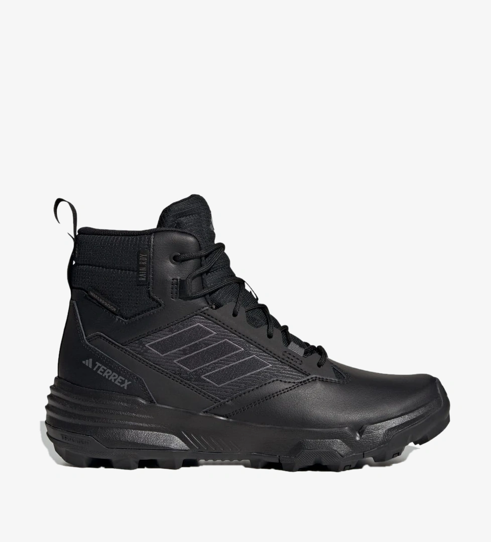 Adidas Adidas Core Black Core Black Grey Four Unity Leather Mid RAIN.RDY Yürüyüş Ayakkabısı Adidas'ta! Core Black Core Black Grey Four - 1. görsel