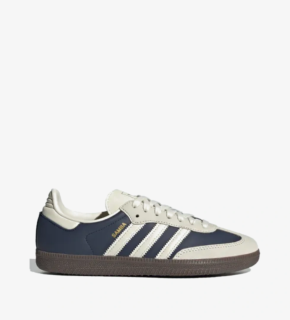 Adidas Adidas Night Indigo Cream White Gold Metallic Samba OG Ayakkabı Adidas'ta! Night Indigo Cream White Gold Metallic - 1. görsel