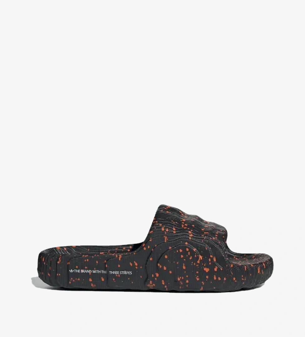 Adidas Core Black Orange Crystal White Adidas Adilette 22