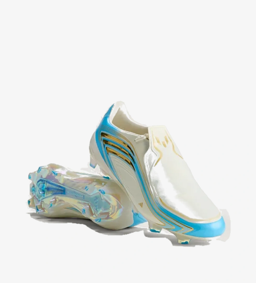Ivory Semi Blue Burst Icey Blue