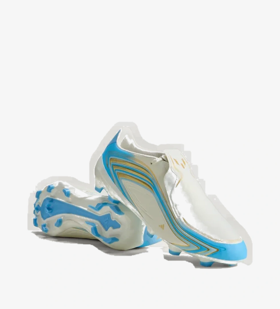 Ivory Semi Blue Burst Icey Blue