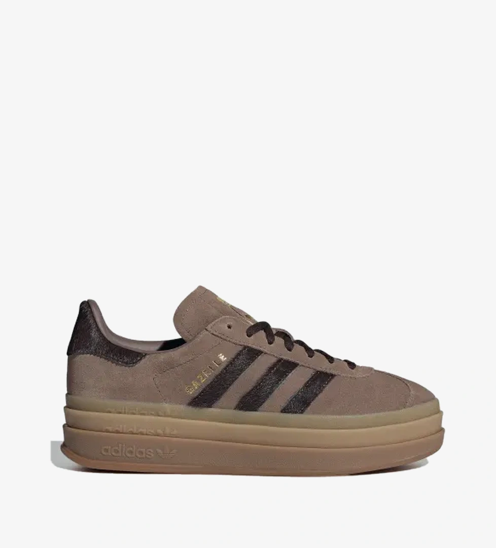 Adidas Earth Strata Aurora Coffee Gold Metallic Adidas Gazelle
