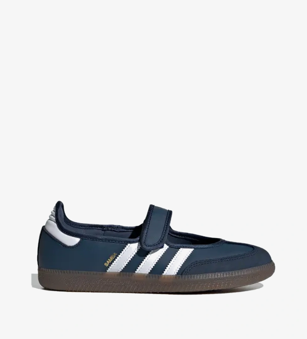 Adidas Crew Navy Cloud White Gold Metallic Adidas Samba Mary