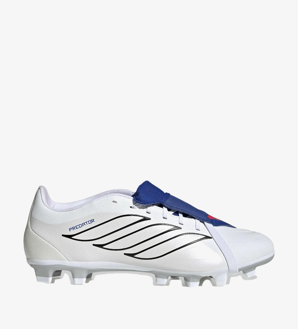 Adidas Adidas Cloud White Zero Metalic Royal Blue Predator Club Fold-Over Tongue Firm Ground/Multi Ground Krampon Adidas'ta! Cloud White Zero Metalic Royal Blue - 1. görsel