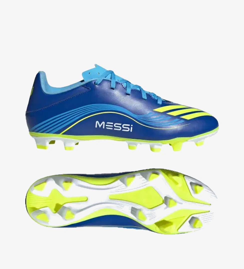 Adidas Adidas Royal Blue Solar Yellow Semi Blue Burst F50 Messi Club Çim Saha/Çoklu Zemin Kramponu Adidas'ta! Royal Blue Solar Yellow Semi Blue Burst - 1. görsel