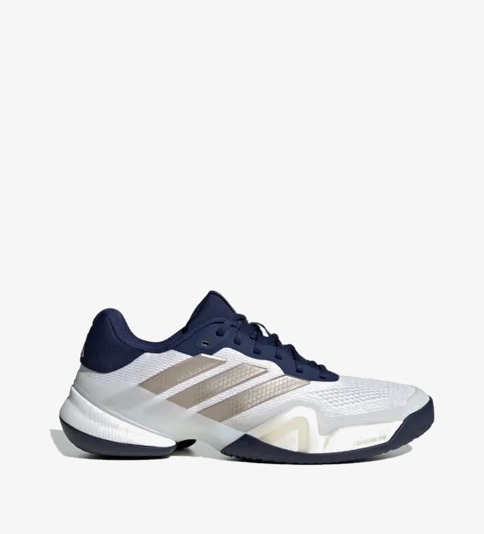 Adidas Cloud White Cyber Metallic Dark Blue Adidas Barricade