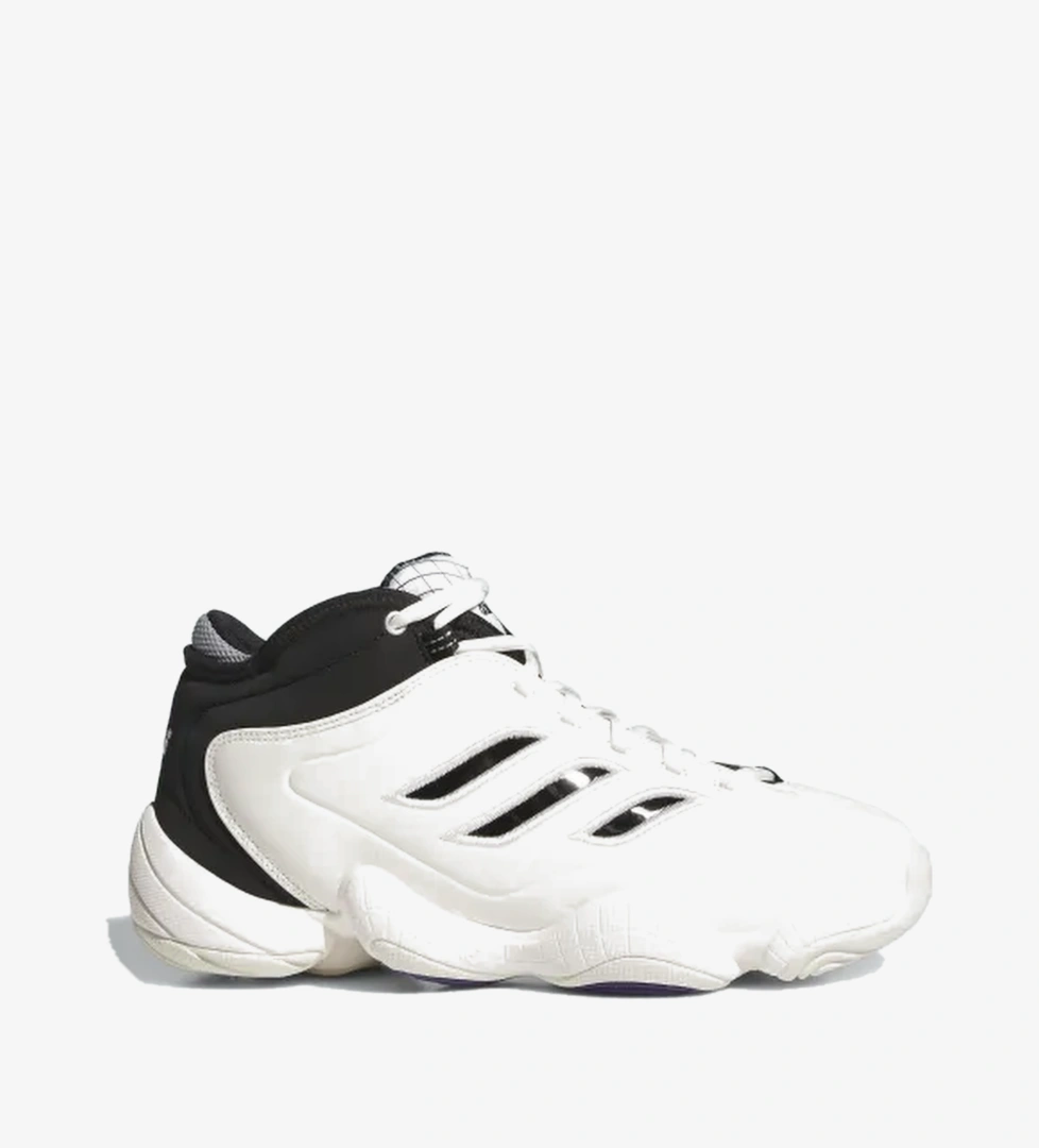 Adidas Core White Core Black Collegiate Purple Adidas Crazy