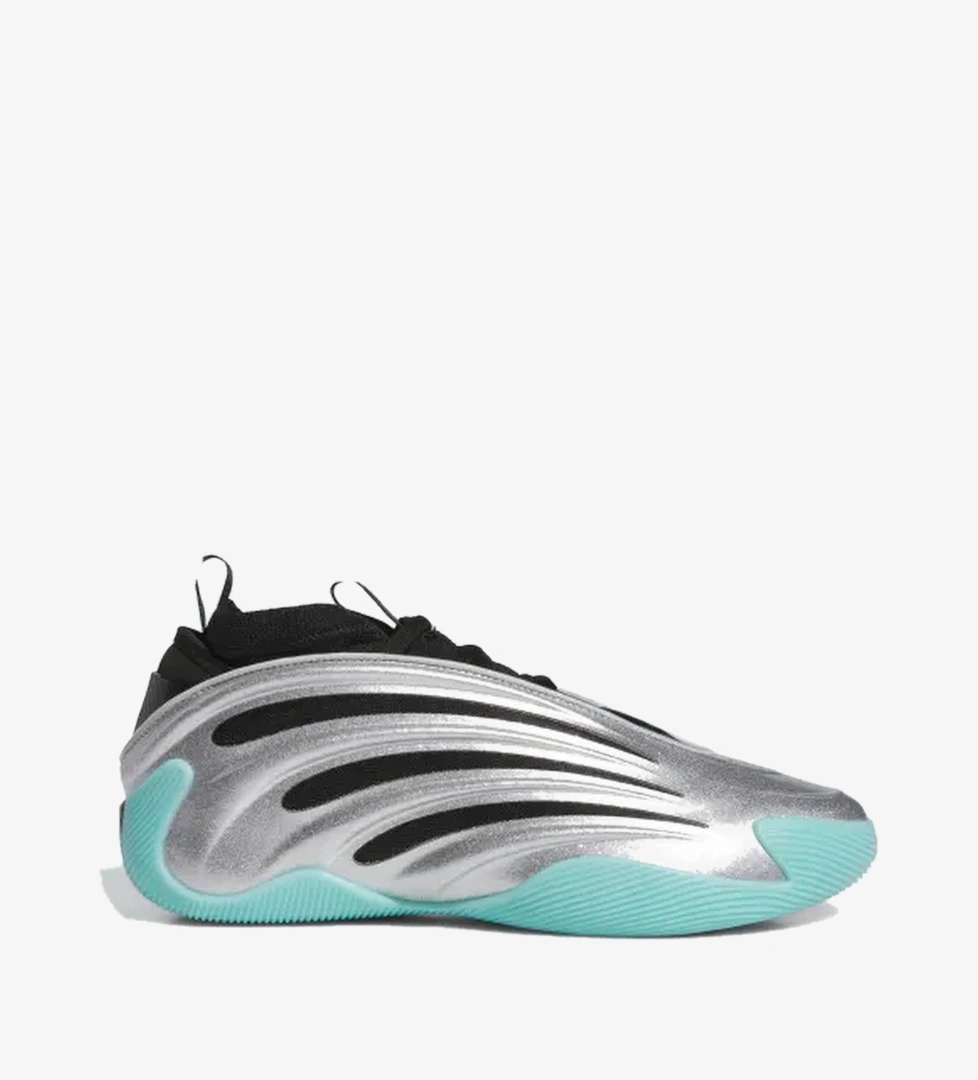 Silver Metallic Core Black Flash Aqua