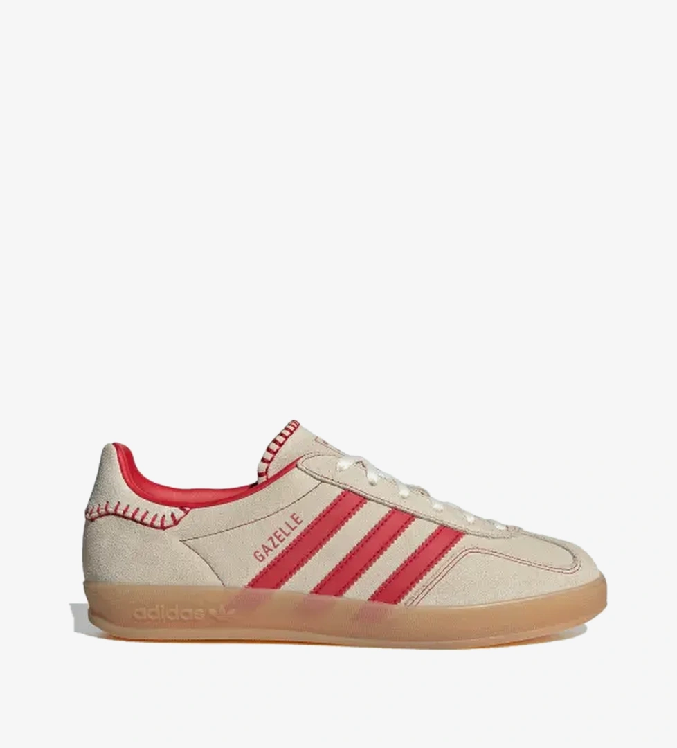 Adidas Adidas Better Scarlet Better Scarlet Cream White Gazelle Salon Ayakkabı Adidas'ta! Better Scarlet Better Scarlet Cream White - 1. görsel