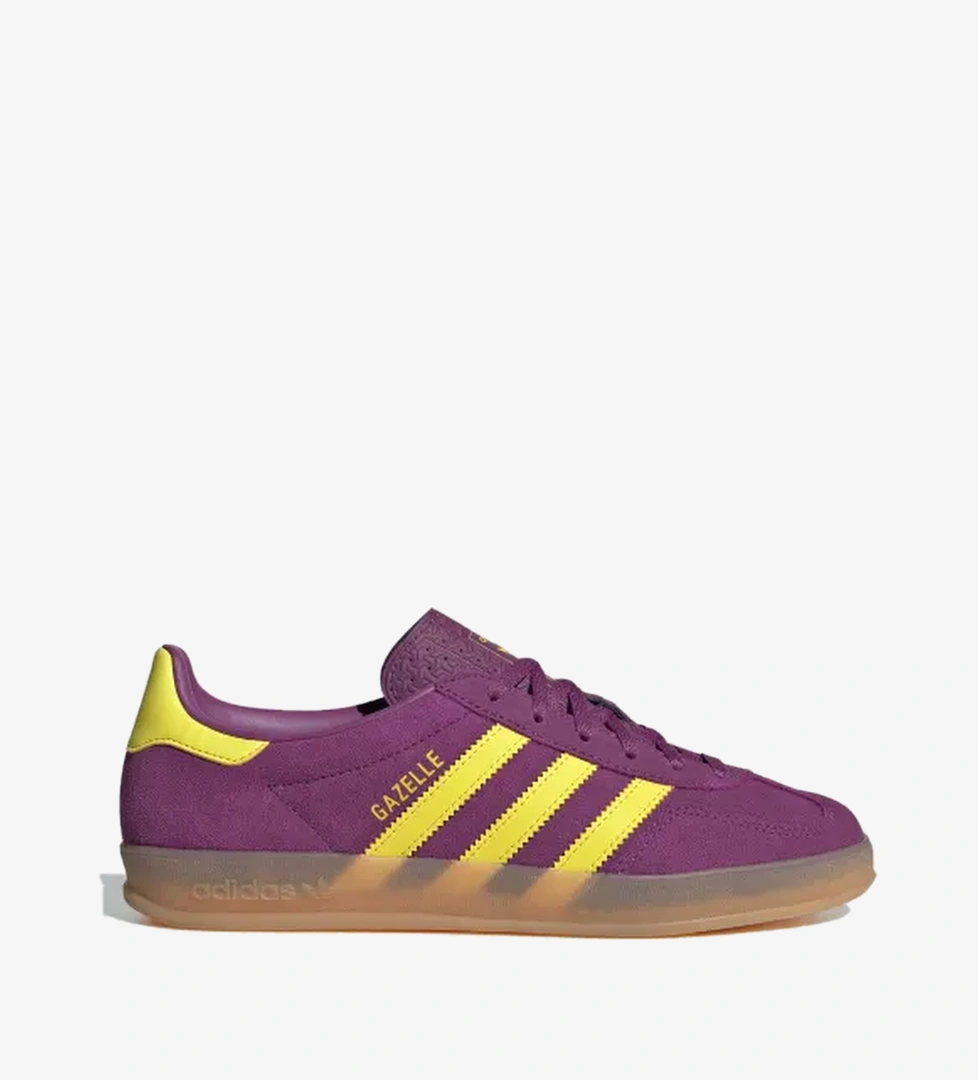 Adidas Rich Mauve Bright Yellow Gum Adidas Gazelle