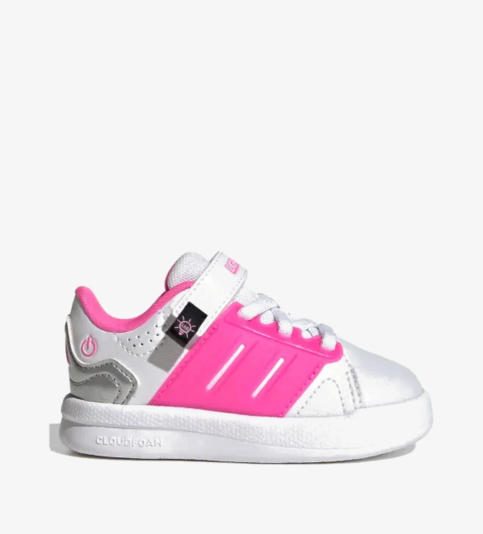 Cloud White Lucid Pink Silver Metallic