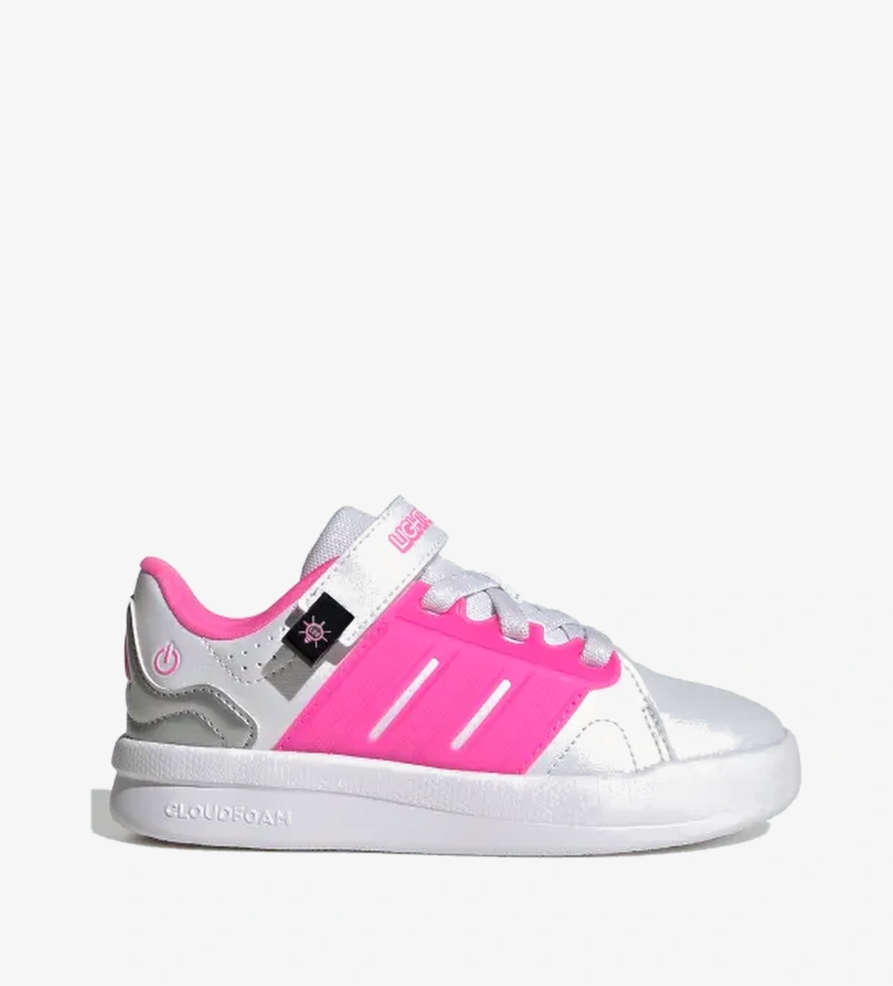 Adidas Cloud White Lucid Pink Silver Metallic Adidas Lightorama