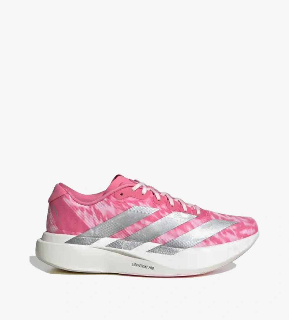 Adidas Pink Fusion Silver Metallic Clear Pink Adidas Adizero Evo