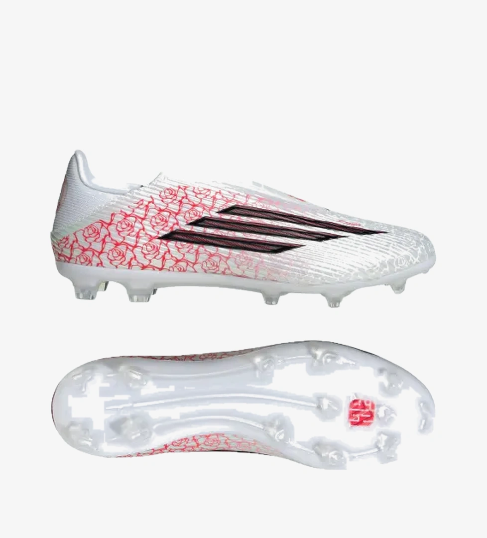 Adidas Adidas Cloud White Core Black Lucid Red F50 LEAGUE LAMINE YAMAL Bağcıksız Çim Saha/Çoklu Zemin Kramponu Adidas'ta! Cloud White Core Black Lucid Red - 1. görsel