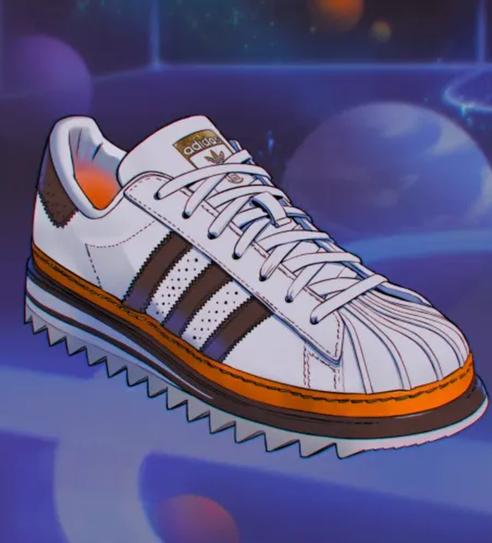 Beyaz Adidas Clot By