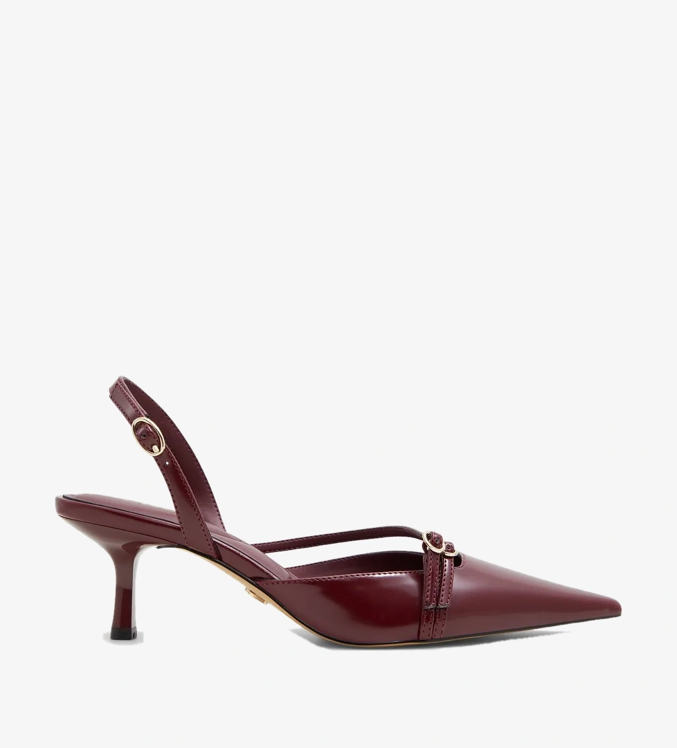 MARIETTA Kadın Bordo Topuklu Ayakkabı