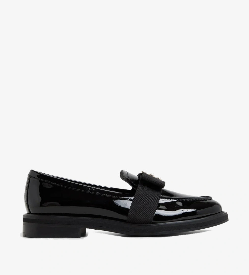 BISSOM Kadın Siyah Loafer