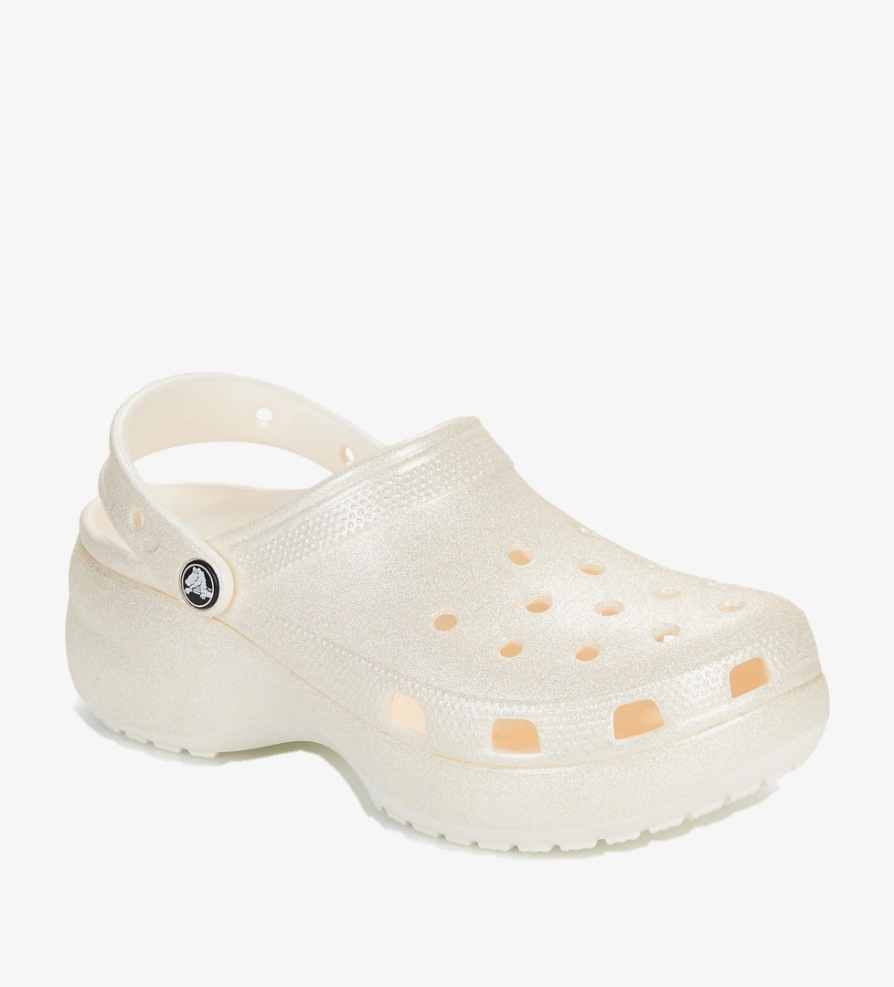 Crocs 207241-0WV Classic Platform Glitter Clogw Kadın Sandalet