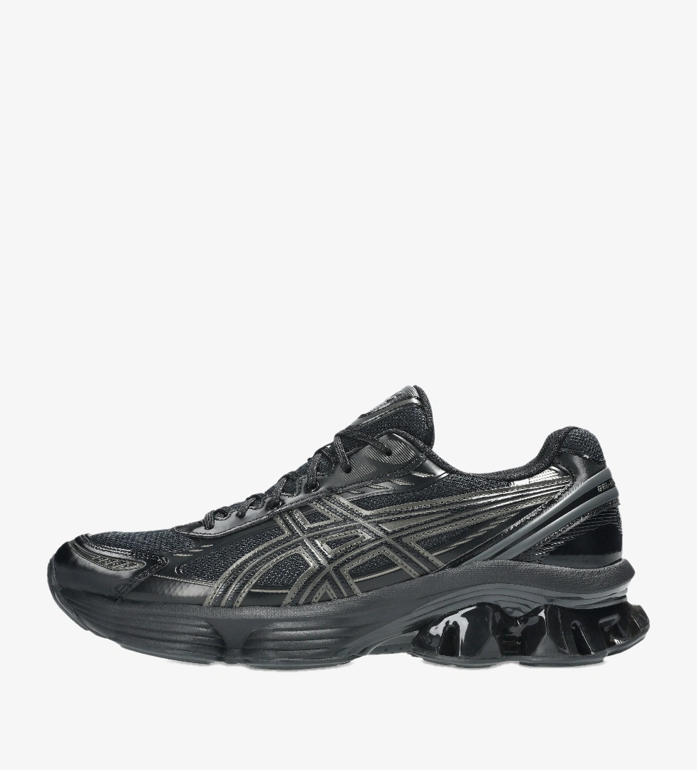 Asics Black Graphıte Gri Asics Gel Kinetic