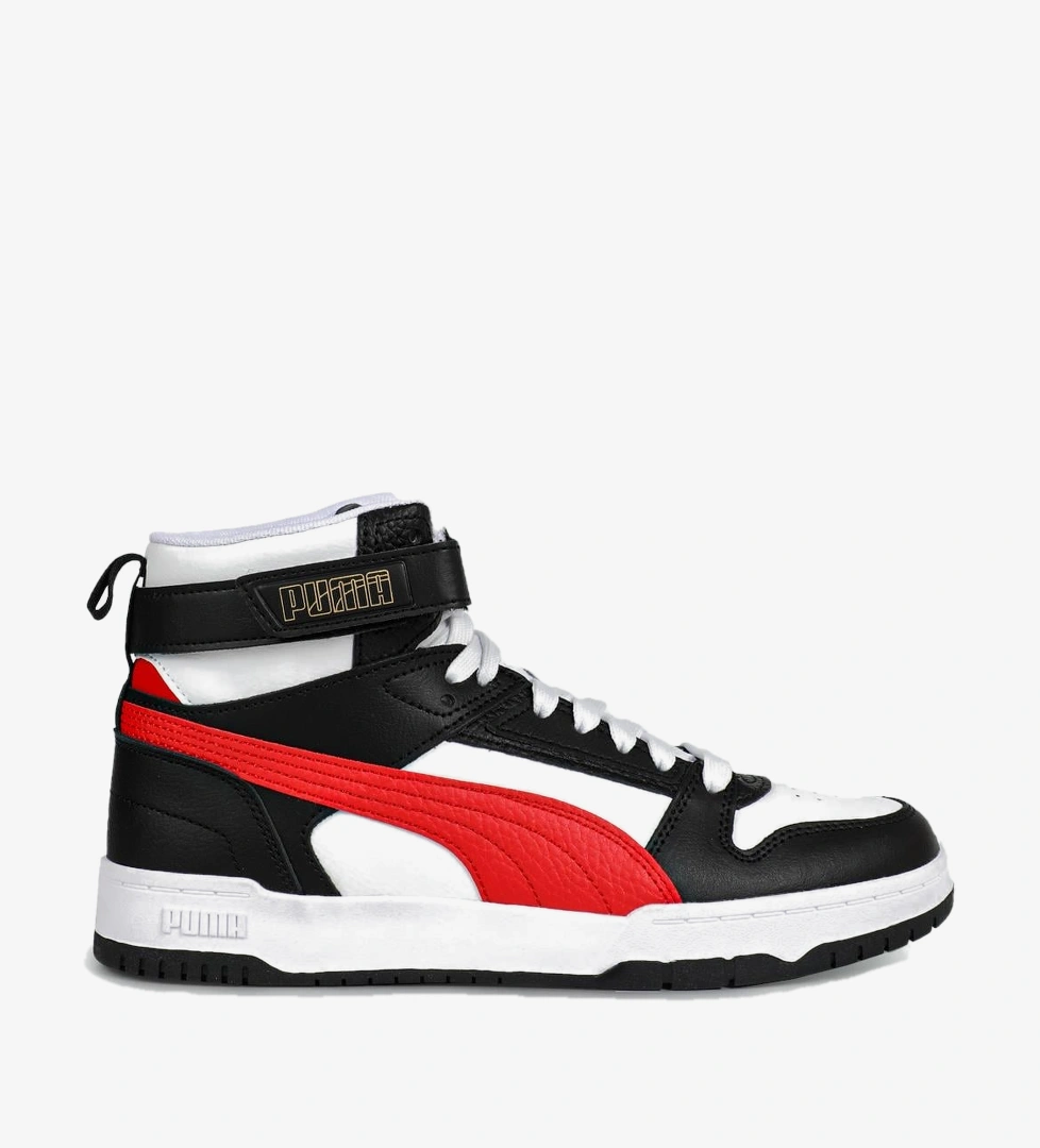 Puma Beyaz Siyah Puma Bilekten Boğazli