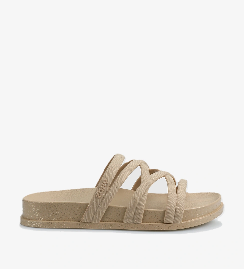 Bej Kadın Plaj Terliği - Görsel 1