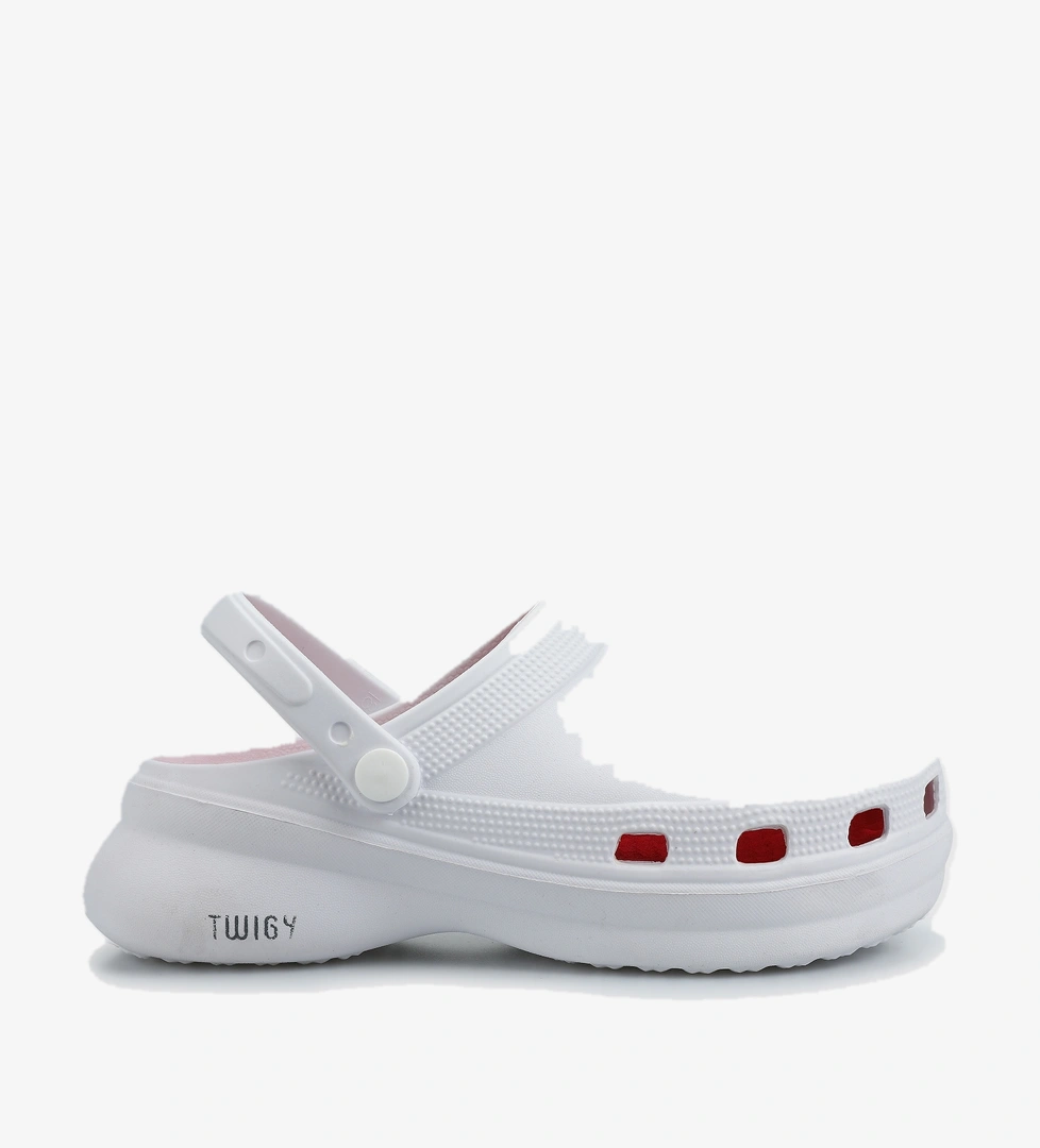 Beyaz Kadın Plaj Terliği - Görsel 1