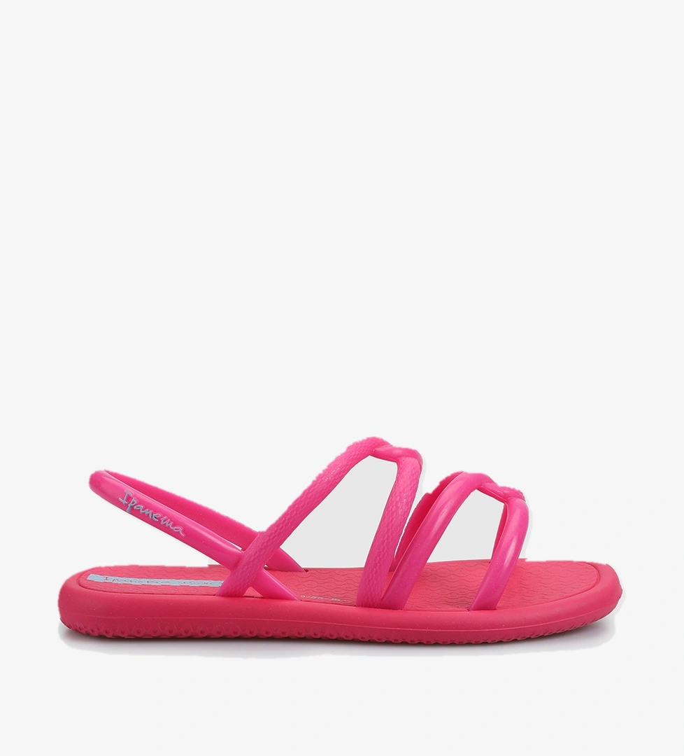 Pembe Kız Çocuk Düz Sandalet - Görsel 1