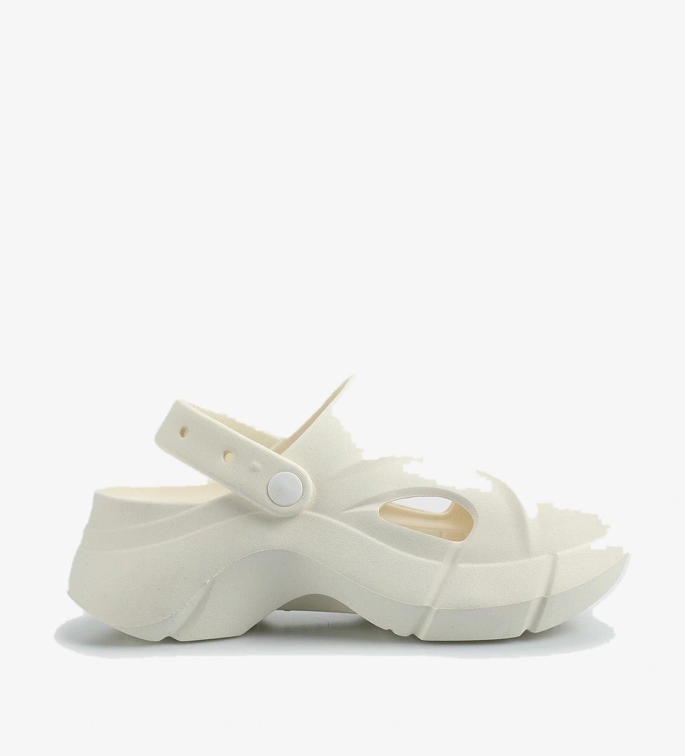 Beyaz Kadın Plaj Terliği - Görsel 1