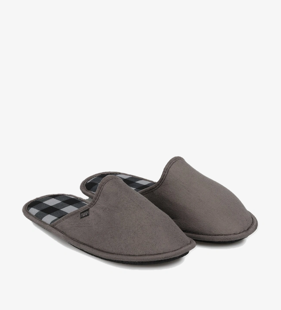 Gri Erkek Ev Terliği - Görsel 1