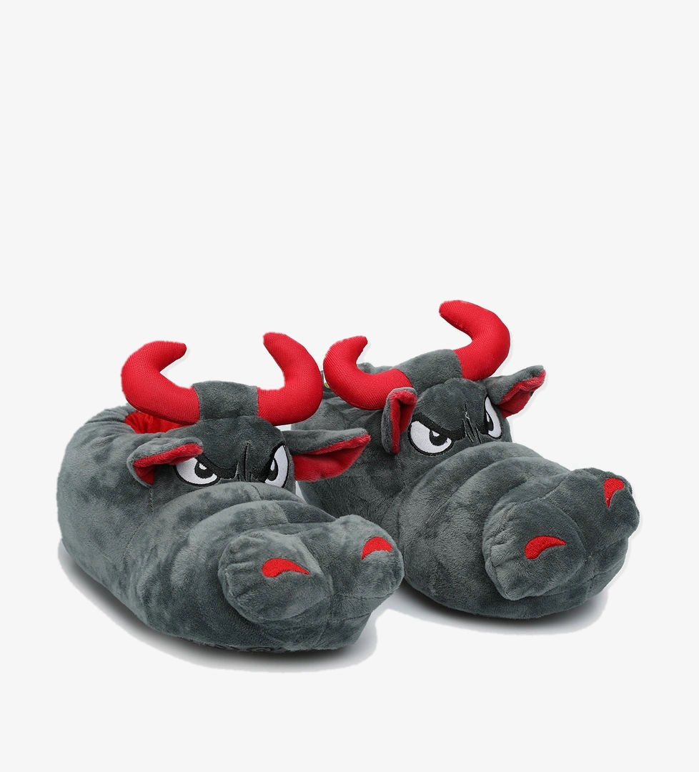 Gri Kadın Ev Terliği - Görsel 1