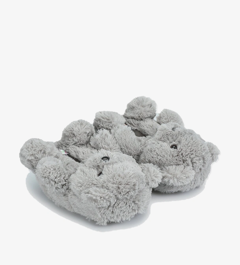 Gri Kadın Ev Terliği - Görsel 1