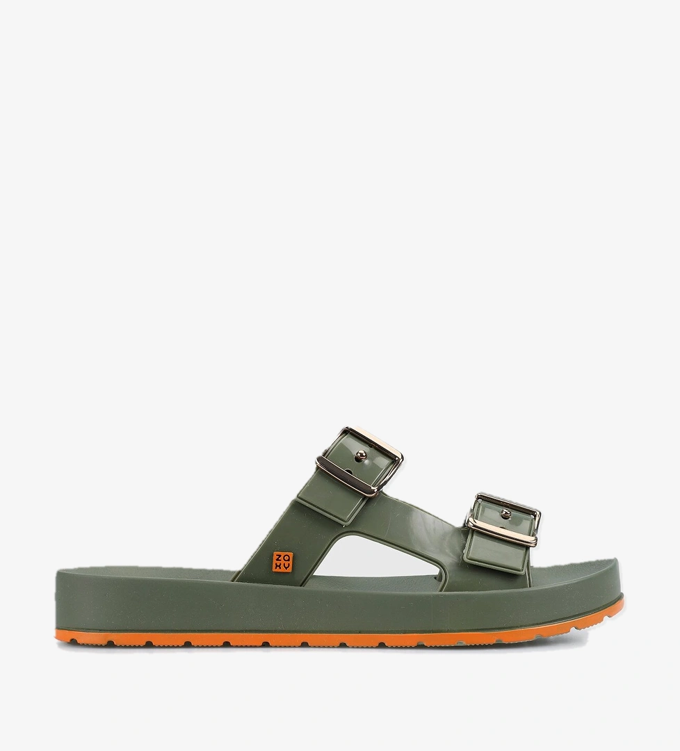 Yeşil Kadın Plaj Terliği - Görsel 1