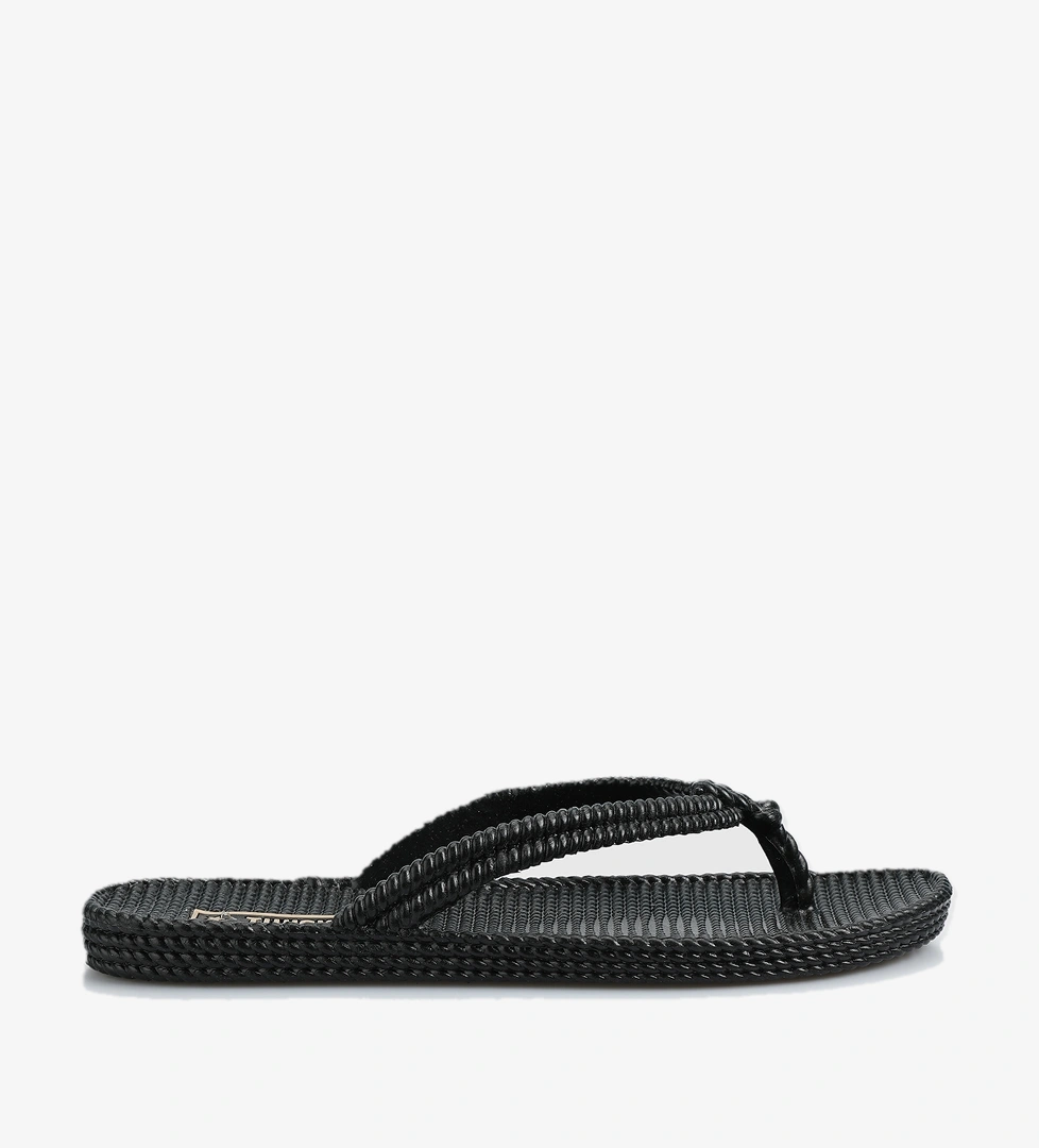 Siyah Kadın Plaj Terliği - Görsel 1