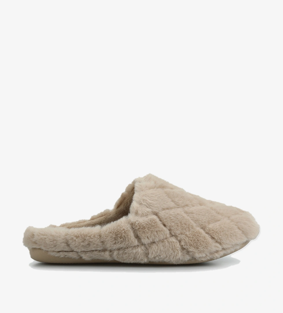 Bej Kadın Ev Terliği - Görsel 1