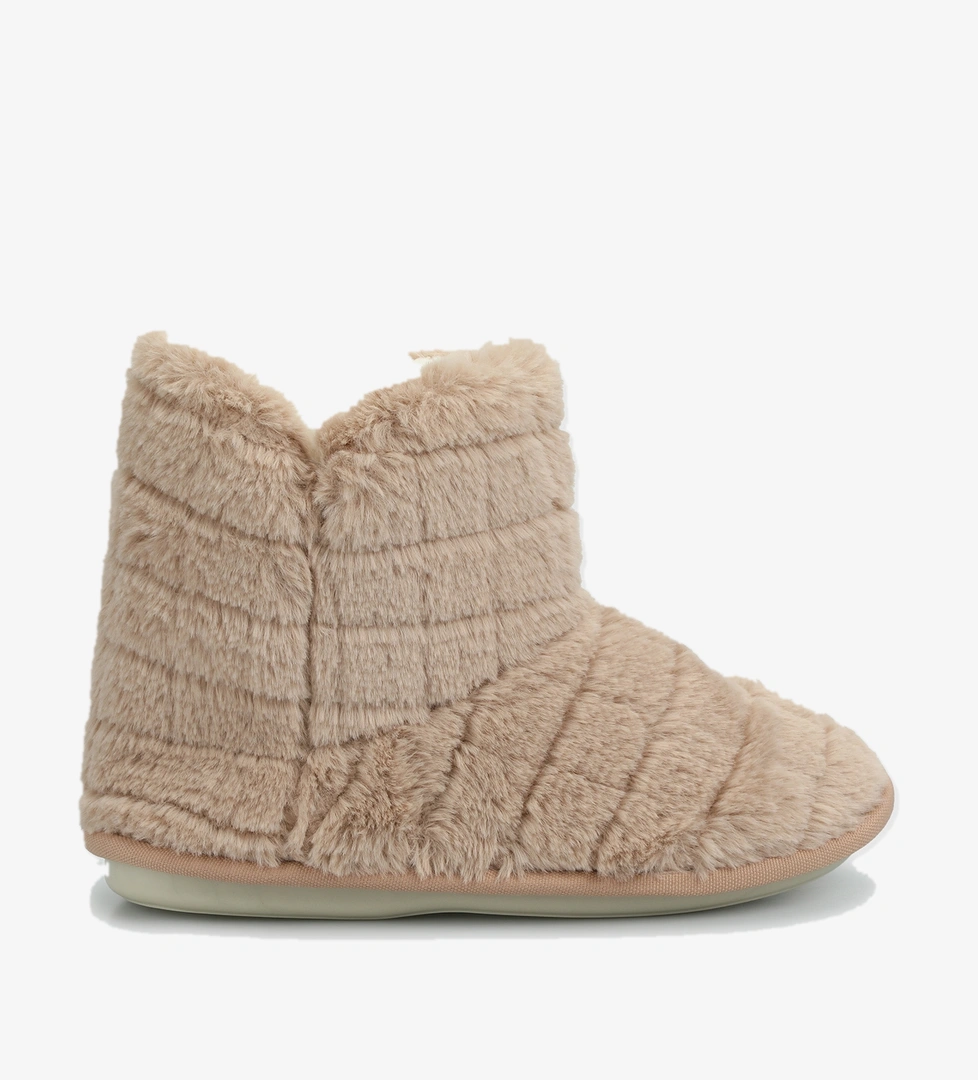 Bej Kadın Ev Terliği - Görsel 1