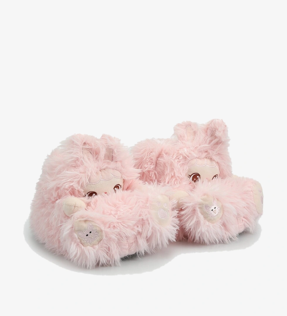 Pembe Kadın Ev Terliği
