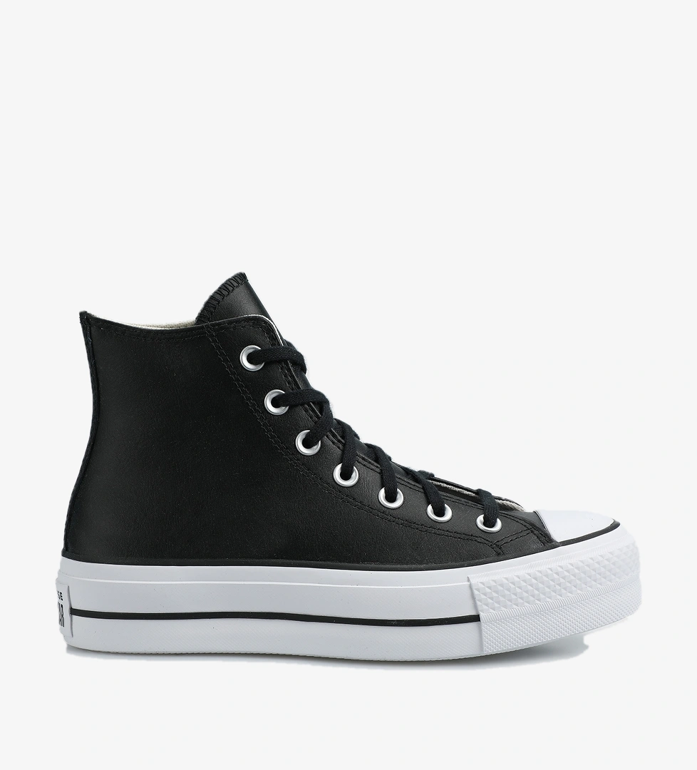 Chuck Taylor All Star Leather Platform Siyah Kadın Sneaker 561675C