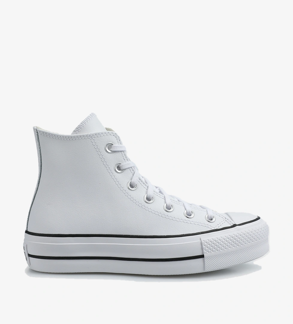 Chuck Taylor All Star Leather Platform Beyaz Kadın Sneaker 561676C