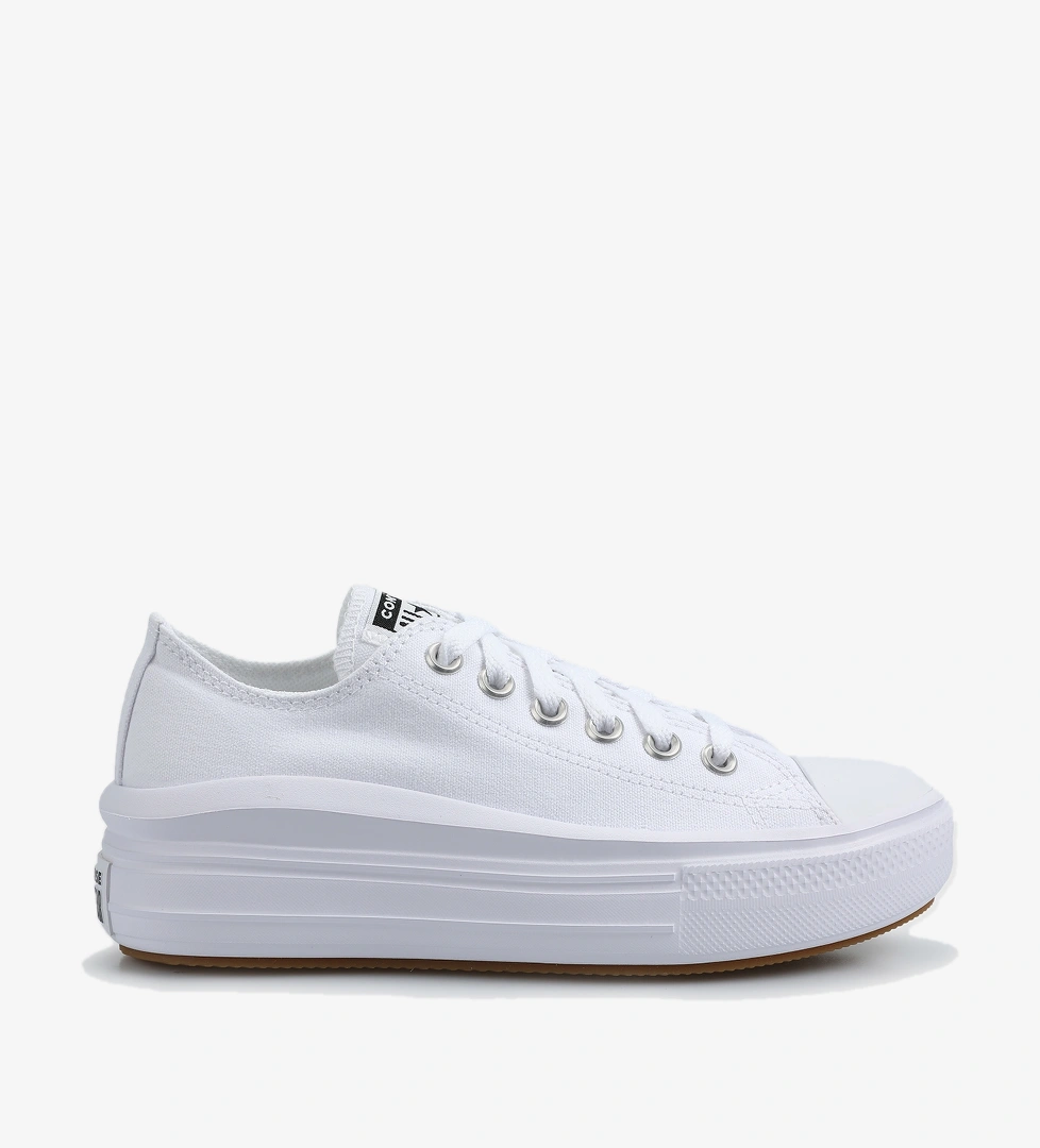 Chuck Taylor All Star Move Canvas Platform Beyaz Kadın Sneaker 570257C