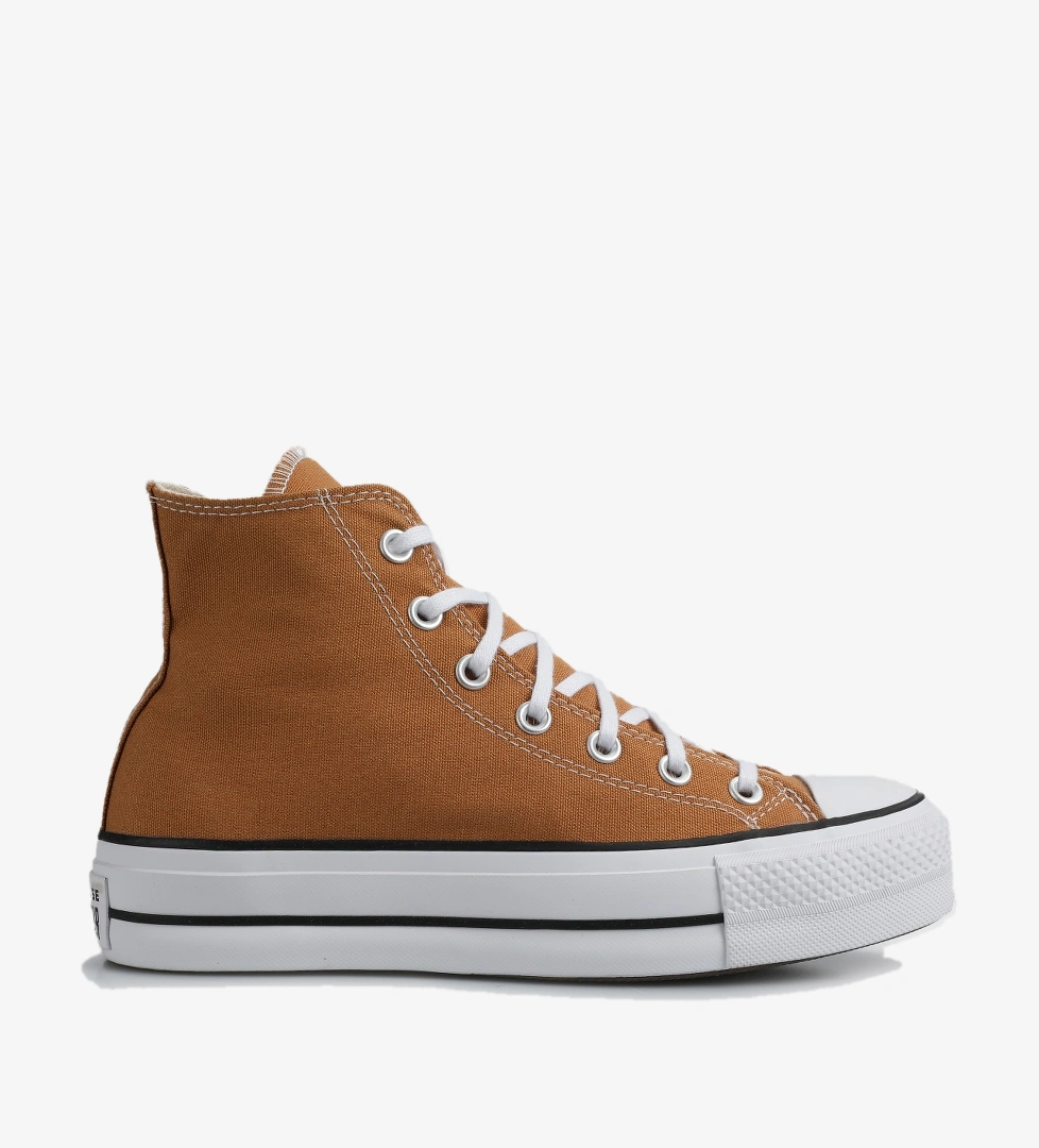 Chuck Taylor All Star Puff Lift HI Kahve Kadın Sneaker A11537C - Görsel 1