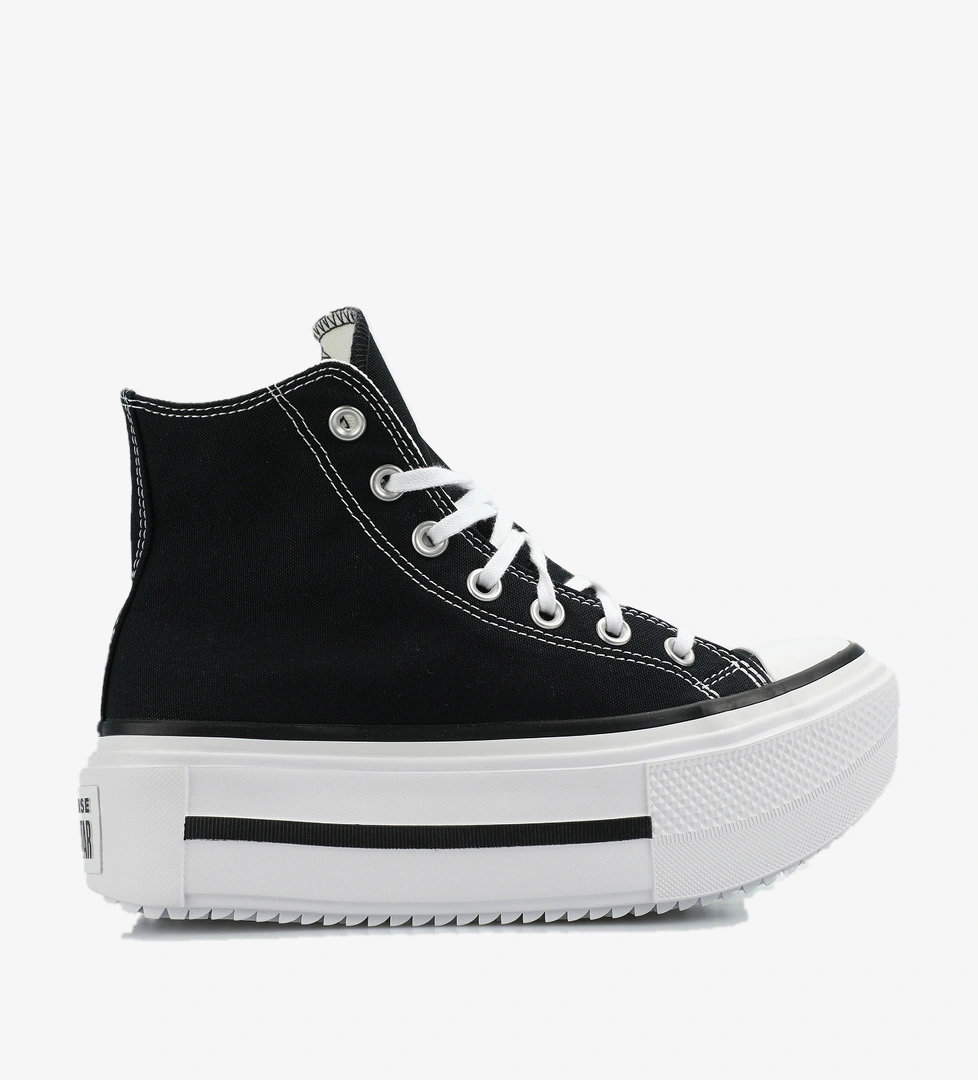 Converse Chuck Taylor All Star Lıft Double Stack Siyah Kadın Sneaker A12975C model görseli