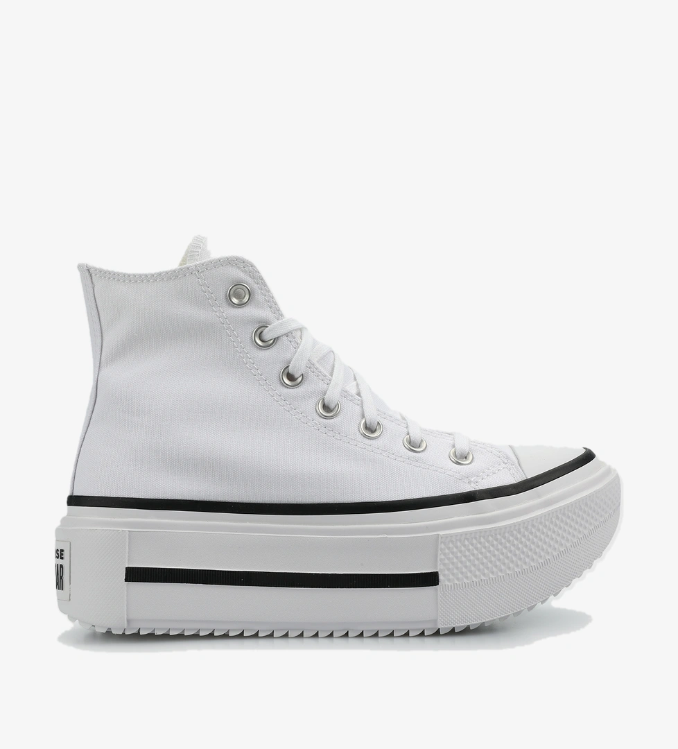 Chuck Taylor All Star Lıft Double Stack Beyaz Kadın Sneaker A12976C - Görsel 1