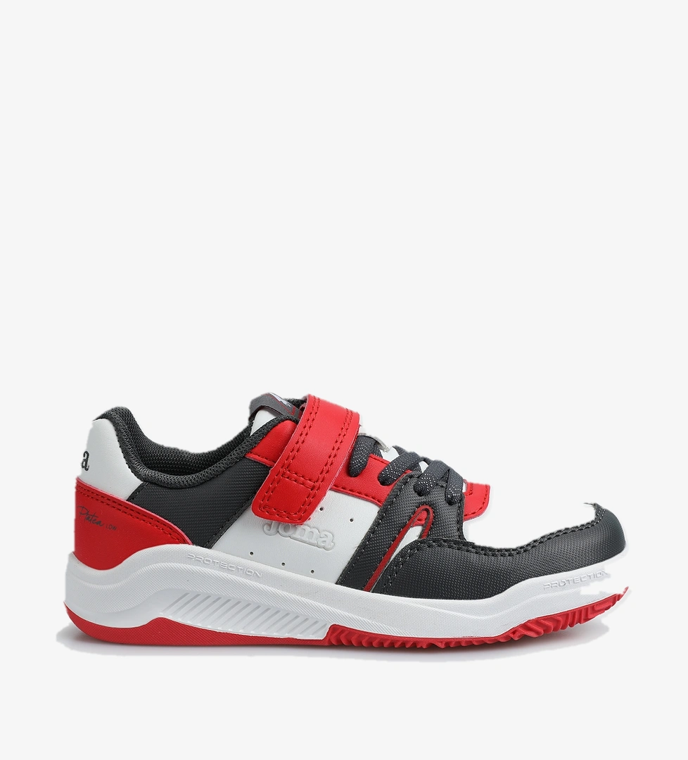 Platea Low Jr 2406 Blanco Rojo Çocuk Beyaz-Kırmızı Sneaker Jplas2406V - Görsel 1
