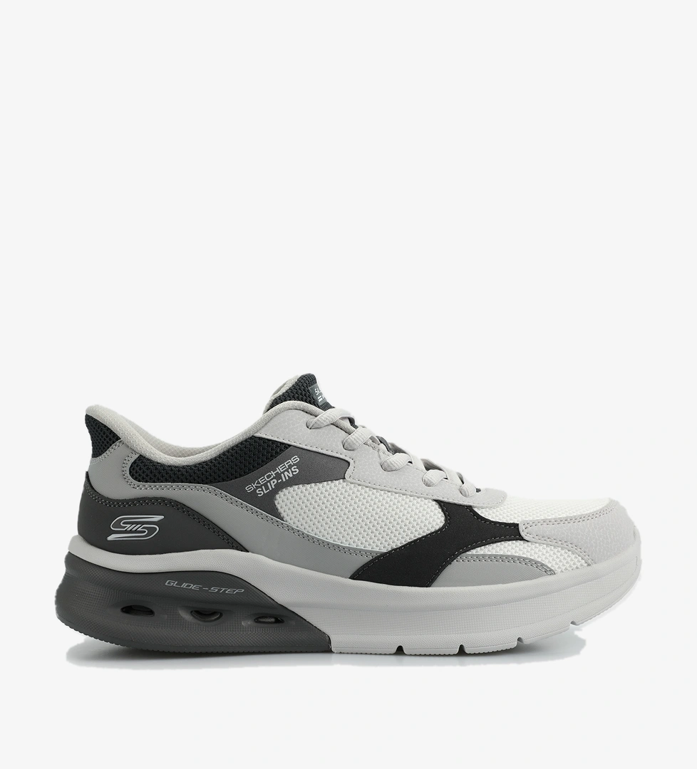 Skechers Bkmt Wmlt Bobs Arc Waves 2.0 Beyaz Siyah Erkek Spor Ayakkbısı 118342 model görseli