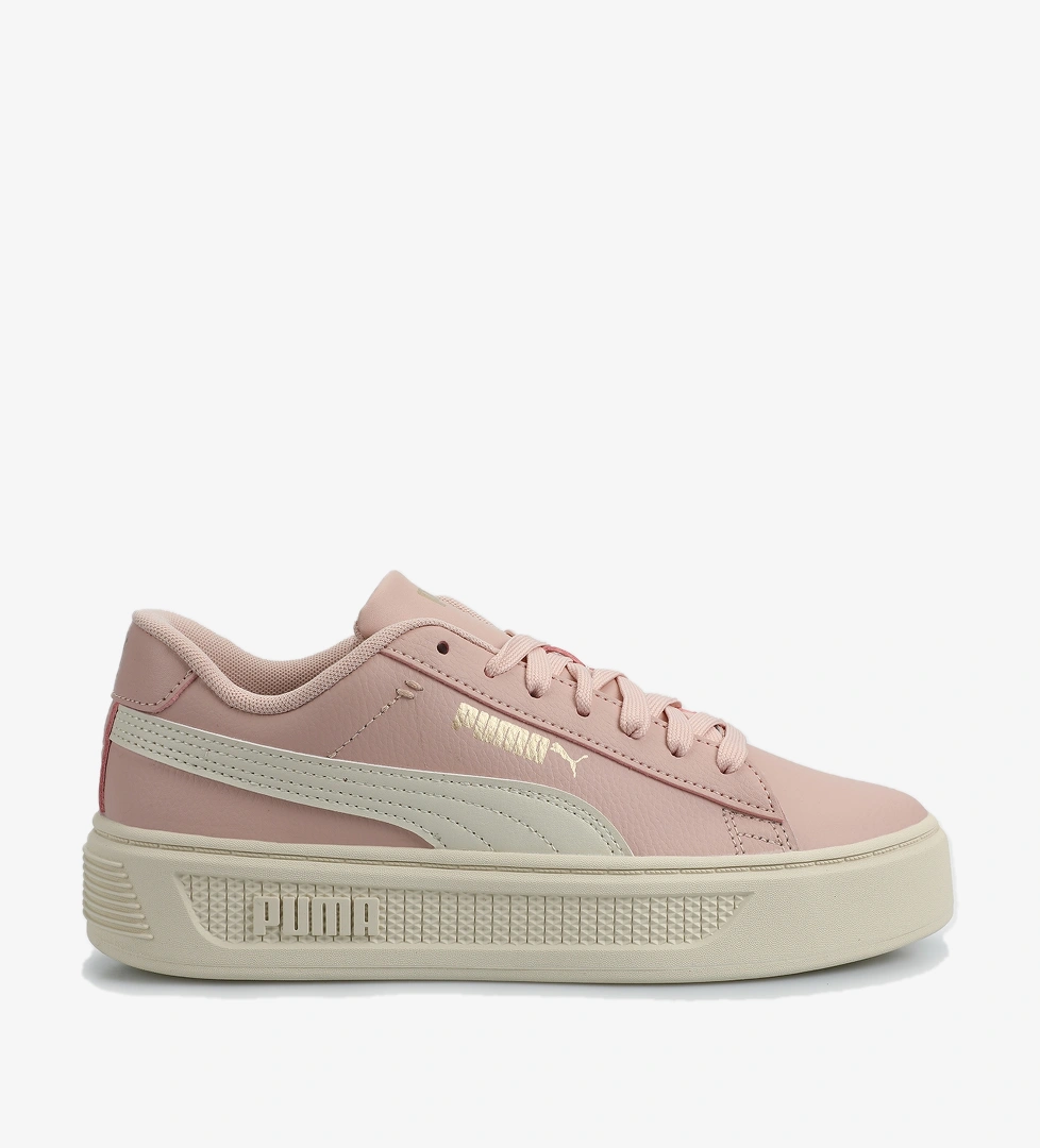 Puma Smash Bayan Ayakkabı Platform V3 Pembe Pembe-bej Kadın Sneaker 39075818 model görseli